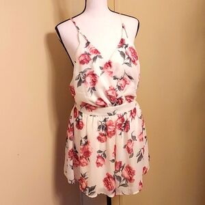 Audrey Cream and Pink Apparel